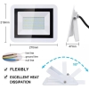 Mocny reflektor LED 100W, 3500K wodoszczelny IP68 [12220000253]